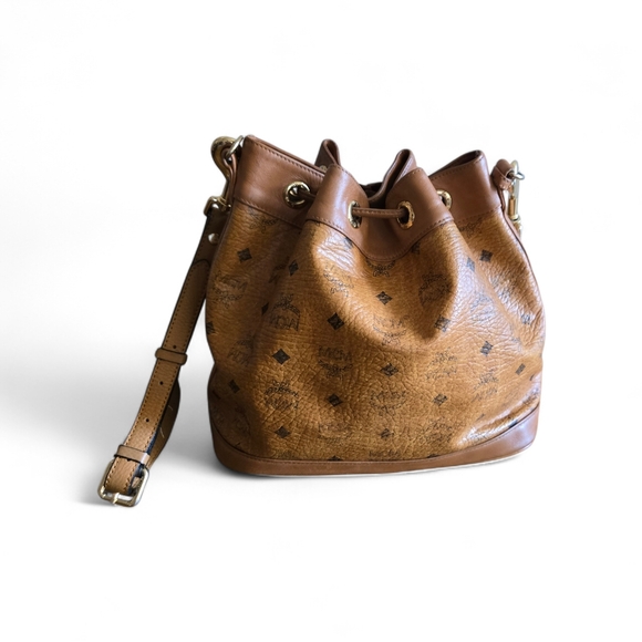 MCM Tan Leather Crossbody Bag - Picture 3 of 5